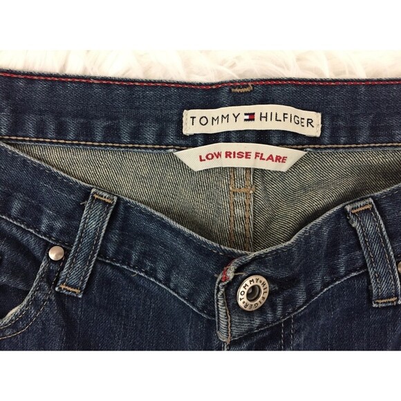 Tommy Hilfiger Jeans Women Size 12 Regular Low Rise Flare - Picture 6 of 10